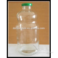 1L/1000ml big bulk gallon economic glass juice/water glass bottle with screw metal cap